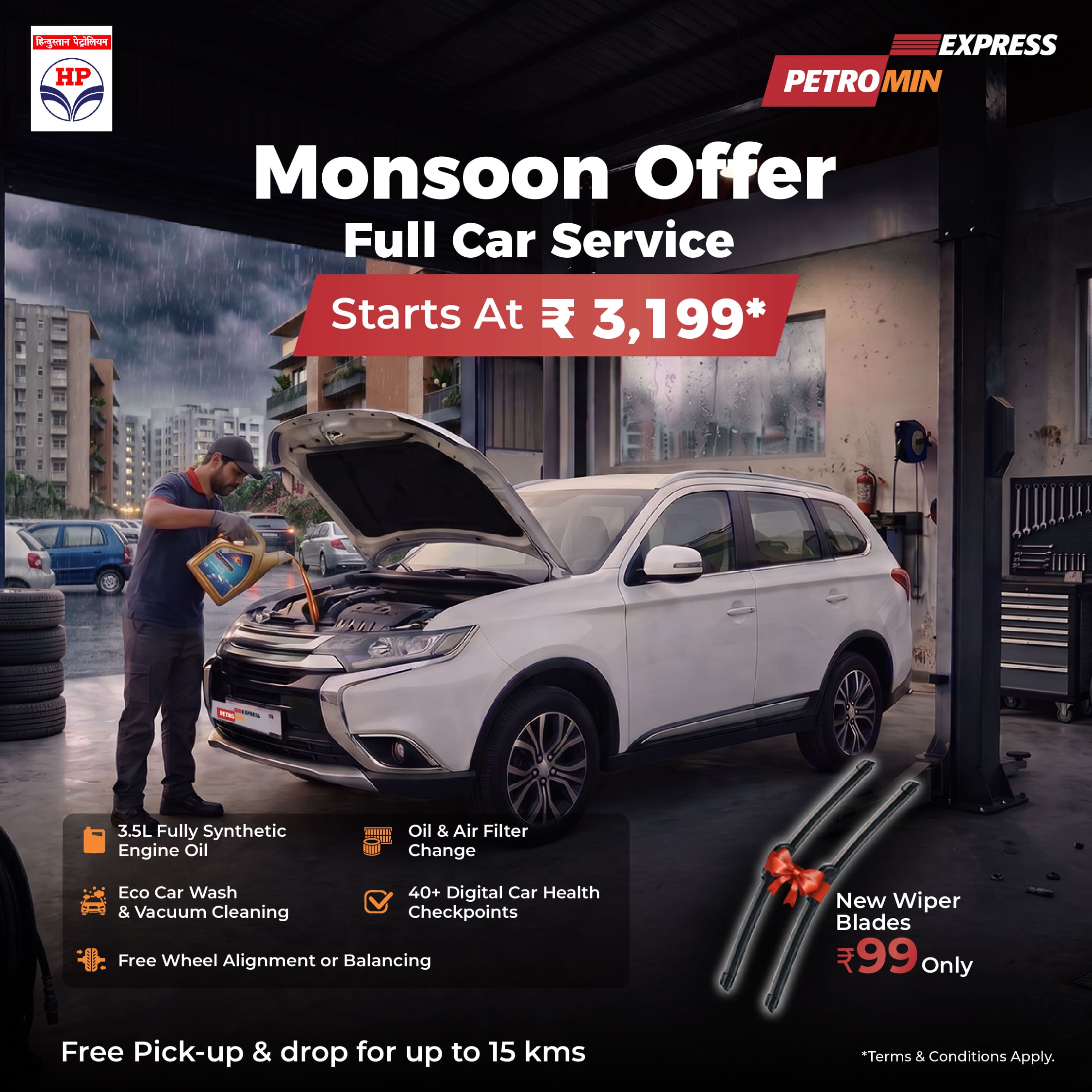 Monsoon Car Service Offer Creative