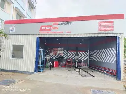 An overview of a service facility belonging to Petromin Express.